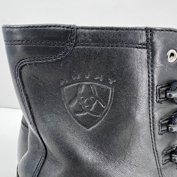 Ariat Heritage Lacer Boots Lace Up Ropers Kiltie Leather Western Womens 11 - Picture 3 of 9